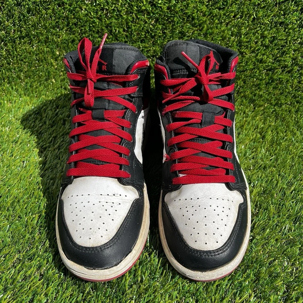 Nike Shoes Men 9.5 Air Jordan 1 Mid Gym Red Black White